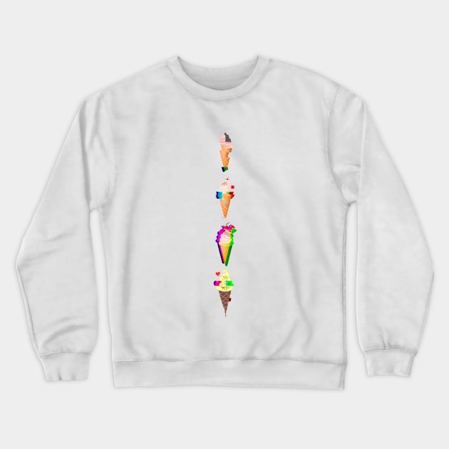 ICEcream Crewneck Sweatshirt by KaiVerroDesigns